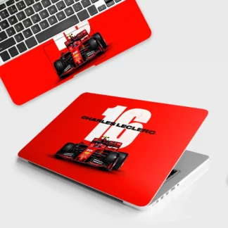 16 Charles Leclerc laptop skin - Cars & Bikes vinyl skin by Thuk Store