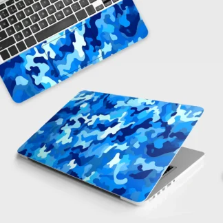 Arctic Blue Camo Pattern laptop skin - Camo vinyl skin by Thuk Store