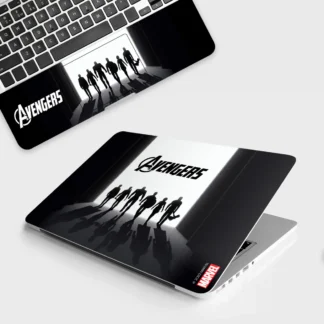 Avengers In Black laptop skin - Comics vinyl skin by Thuk Store