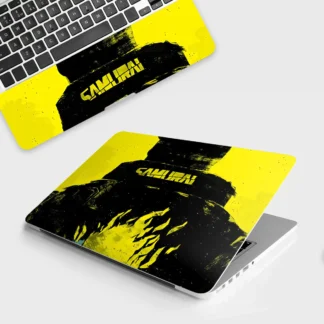 Backlit SAMURAI jacket laptop skin - Patterns vinyl skin by Thuk Store