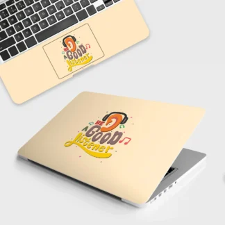 Be a good listener laptop skin - Quotes vinyl skin by Thuk Store