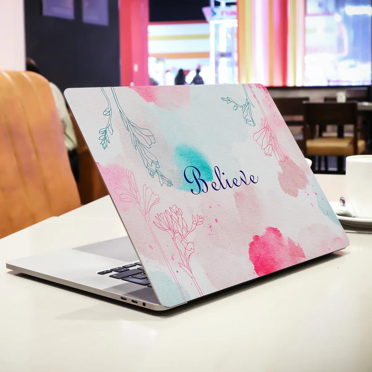 Believe Florals laptop skin - view 3 of 4