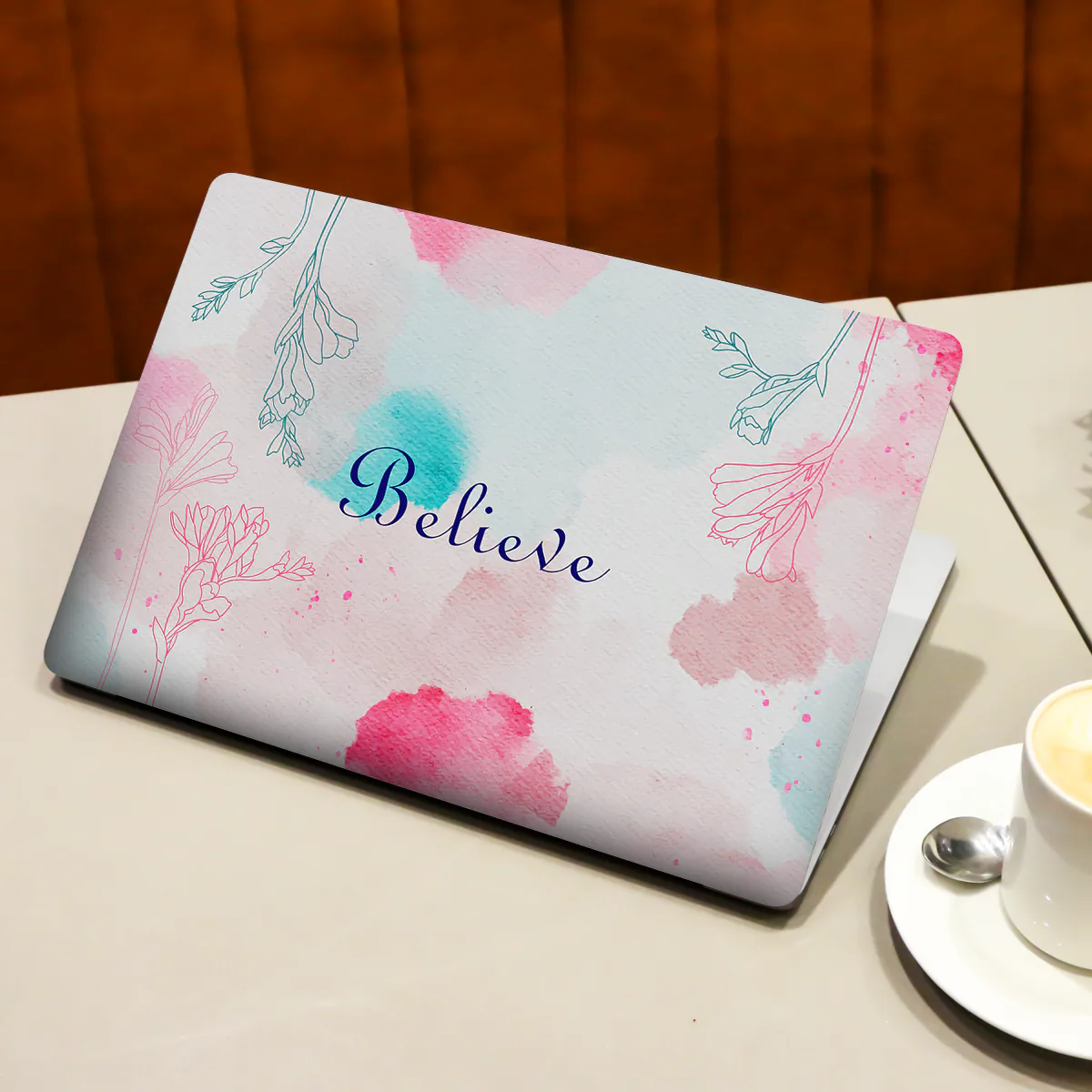 Believe Florals laptop skin - view 4 of 4