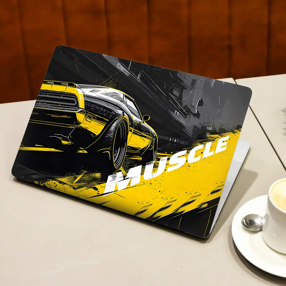 Black Muscle laptop skin - view 3 of 4