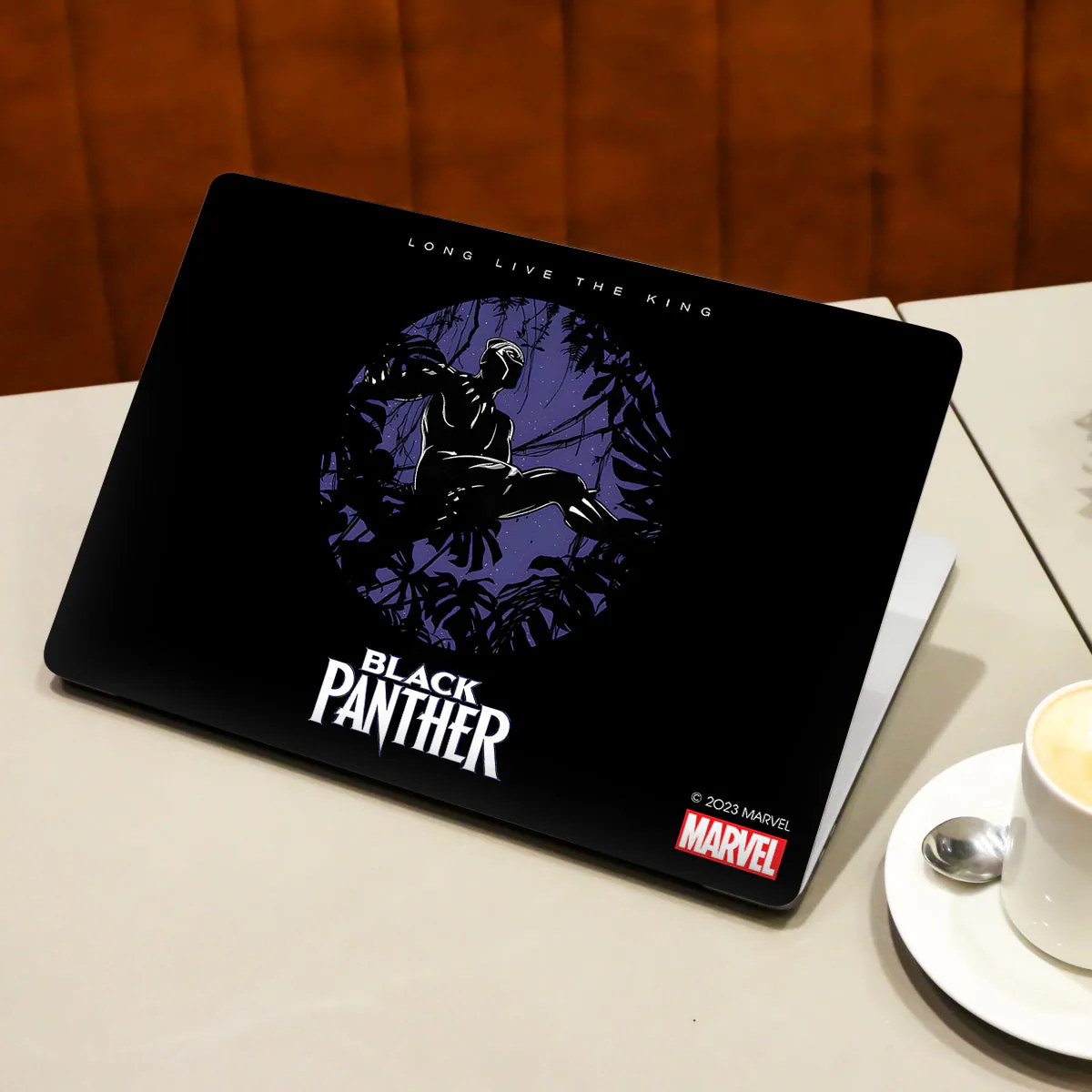 Black Panther in Black laptop skin - view 3 of 4