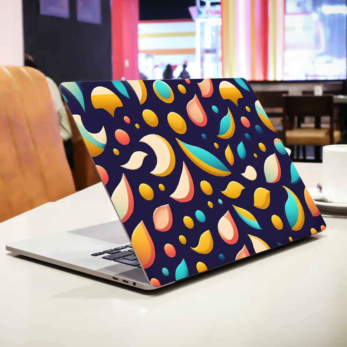 Blue and Yellow Leaves laptop skin - view 2 of 4