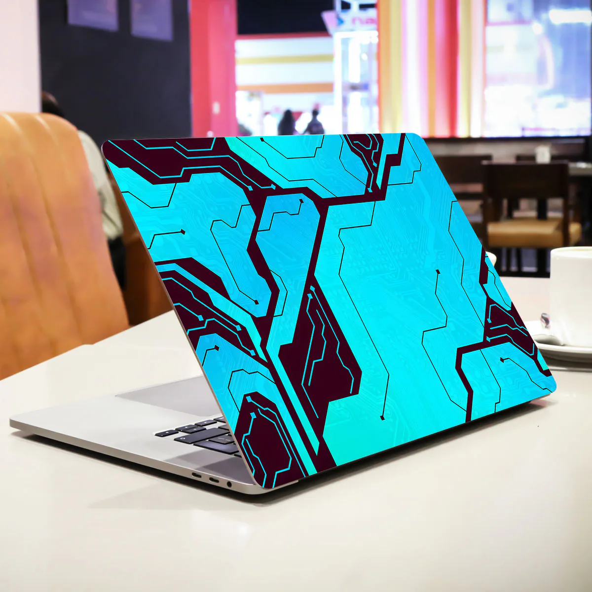 Blue Circuit laptop skin - view 2 of 4