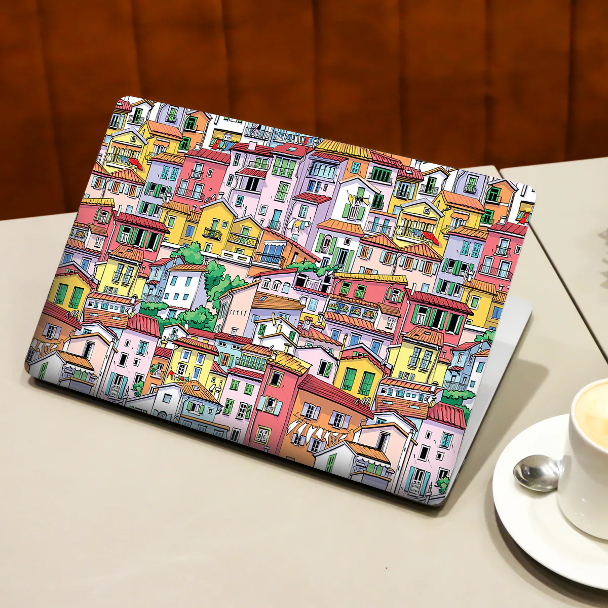 Boho Village laptop skin - view 3 of 4
