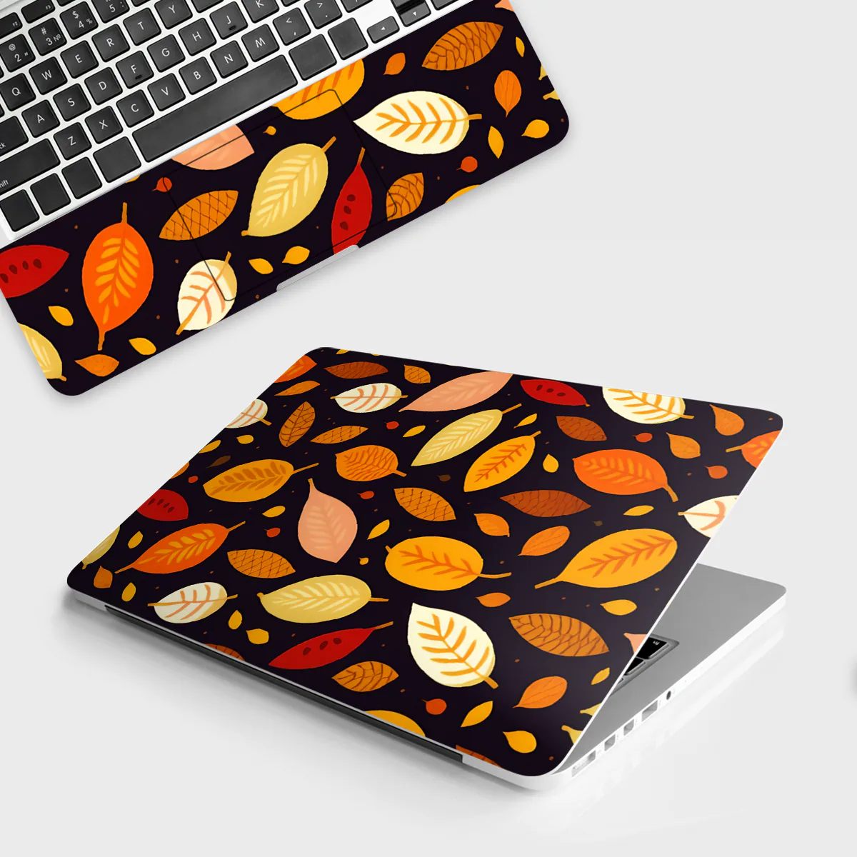 Brown Leaves laptop skin - view 2 of 4