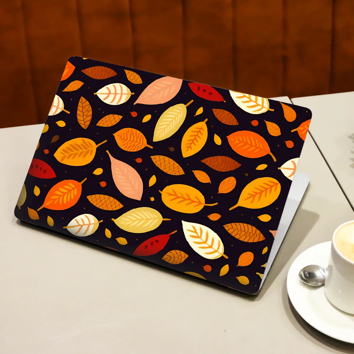 Brown Leaves laptop skin - view 4 of 4
