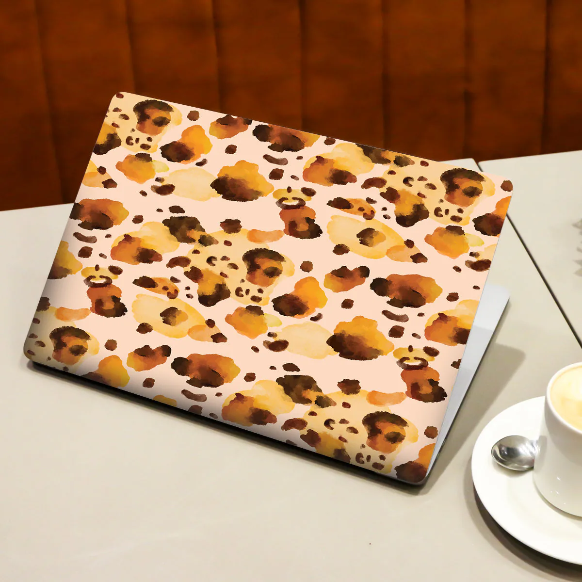Brown Spotted laptop skin - view 3 of 4