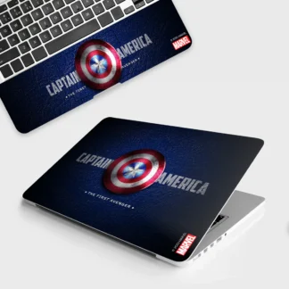 Captain America Shield laptop skin - Comics vinyl skin by Thuk Store