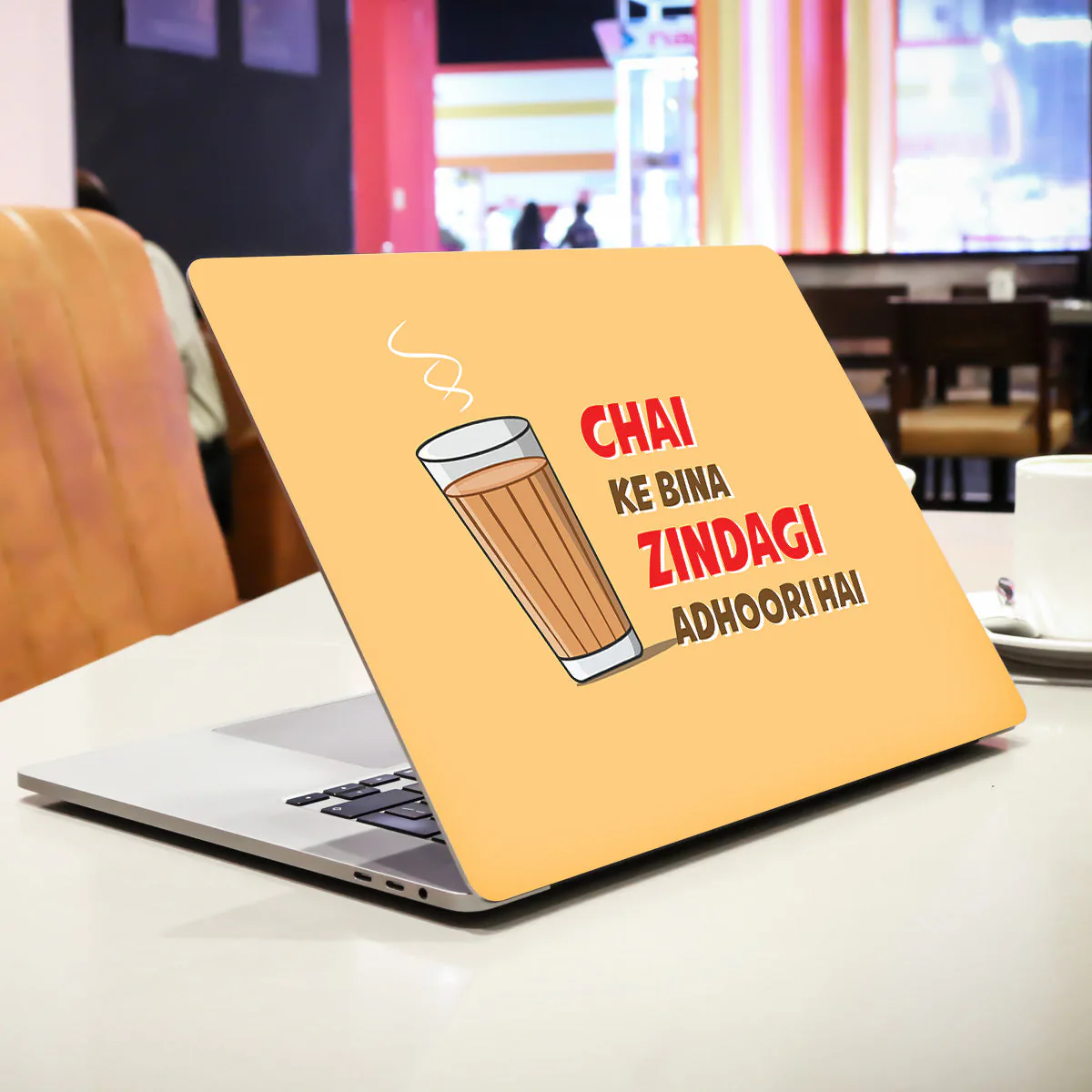 Chai Ke Bina Zindagi Adhoori Hai laptop skin - view 2 of 4