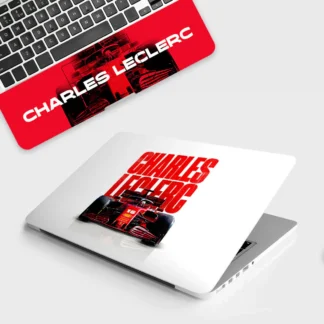 Charles Leclerc Ferrari laptop skin - Cars & Bikes vinyl skin by Thuk Store