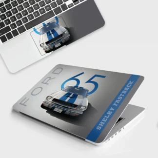 Cobalt Blue Shelby Mustang GT350 laptop skin - Cars & Bikes vinyl skin by Thuk Store