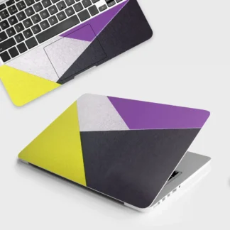 Colorful laptop skin - Abstract vinyl skin by Thuk Store