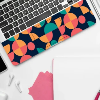 Colorful Circles laptop skin - Abstract vinyl skin by Thuk Store