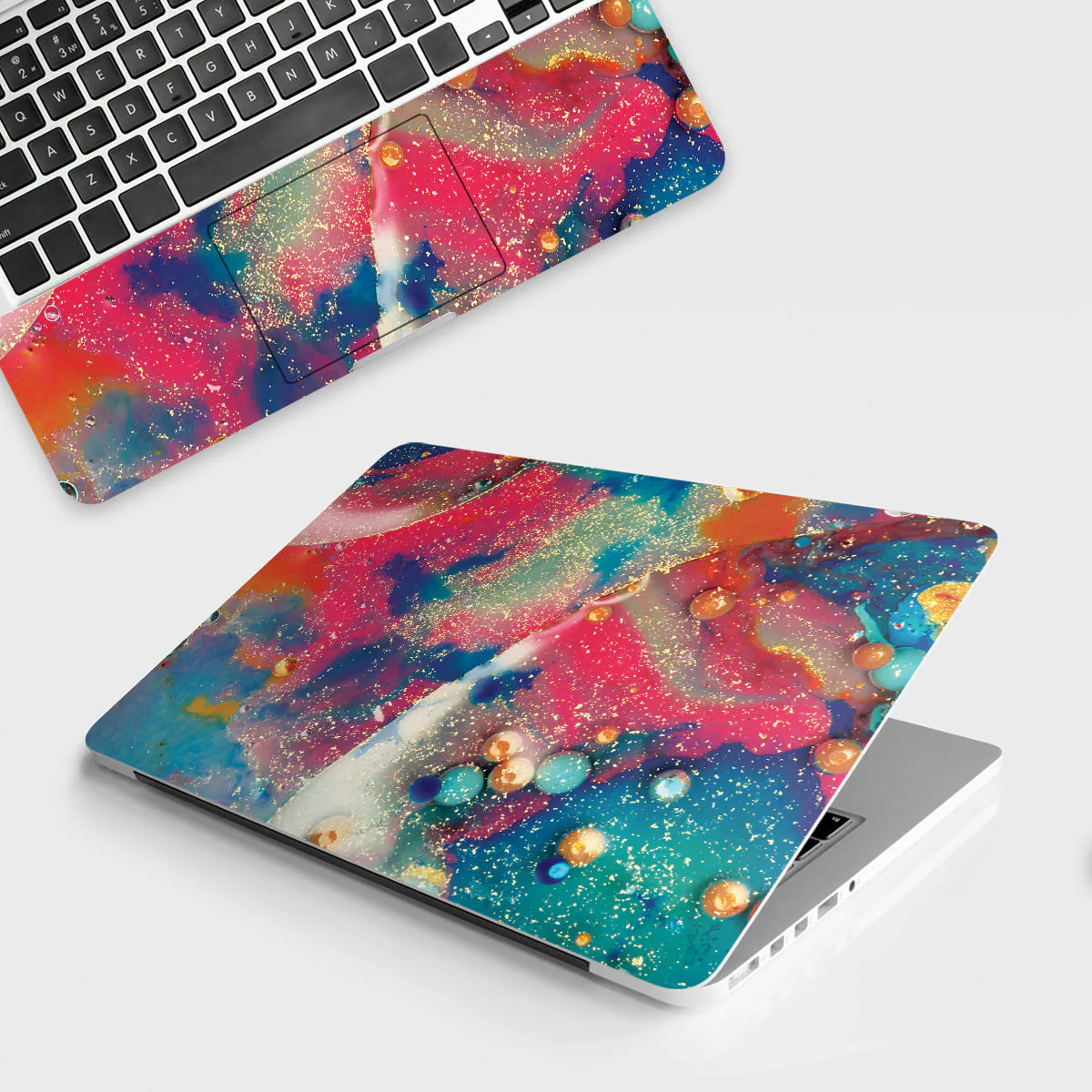 Colorful Design laptop skin - Marble vinyl skin by Thuk Store