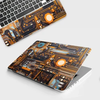 Copper Circuit Design laptop skin - Tech vinyl skin by Thuk Store