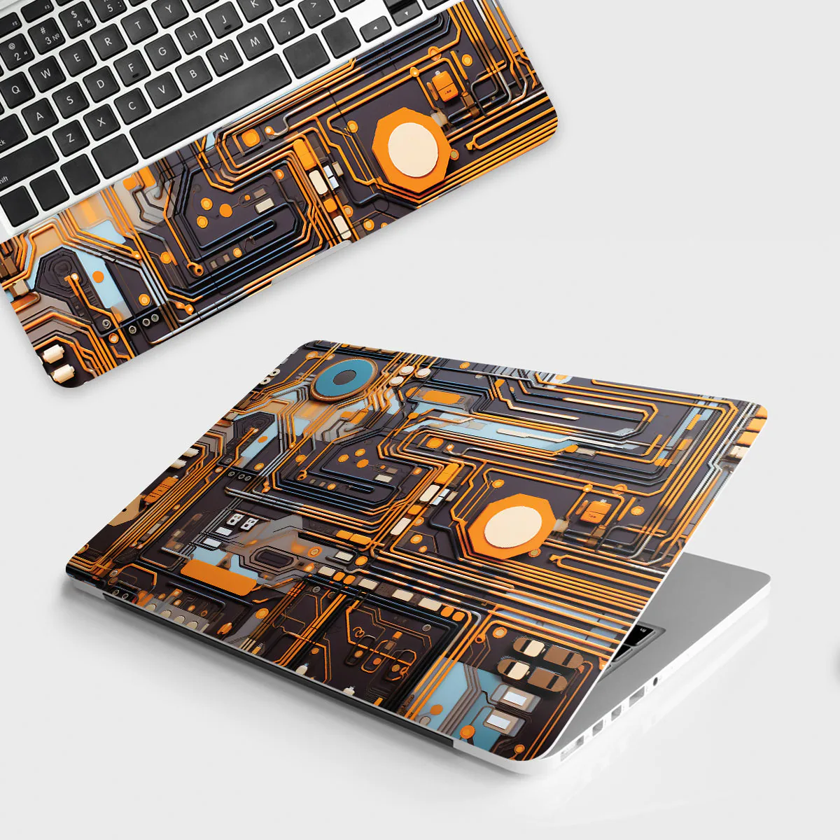 Copper Circuit Design laptop skin - Tech vinyl skin by Thuk Store