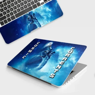 Cosmic Currents laptop skin - Space vinyl skin by Thuk Store