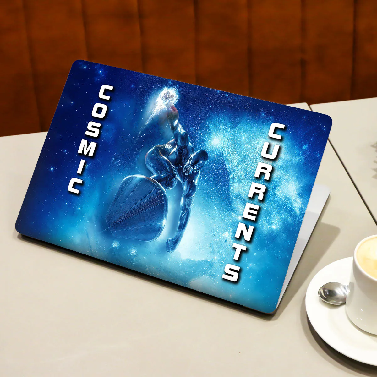 Cosmic Currents laptop skin - view 3 of 4