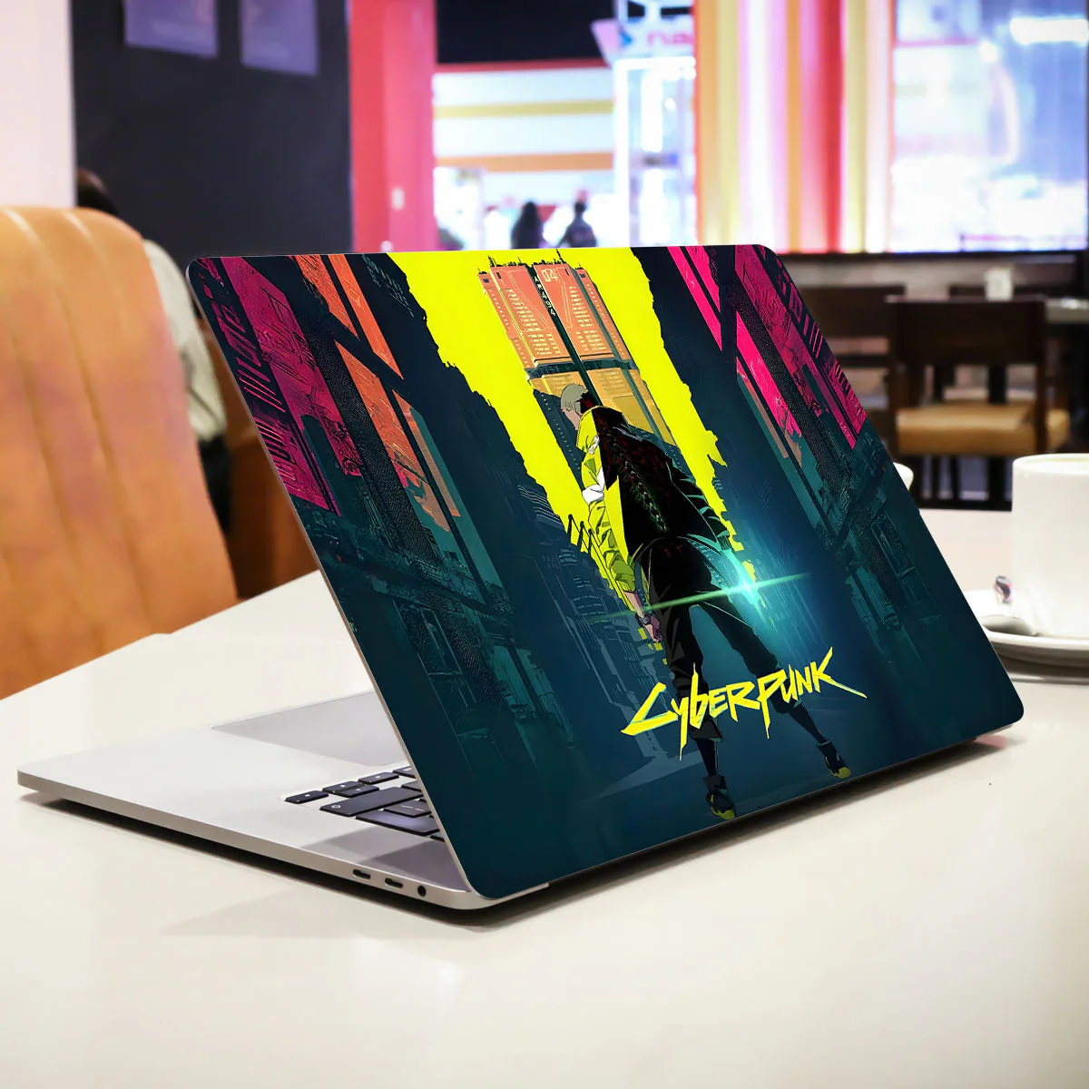 Cyberpunk Back Alley Rebel laptop skin - view 2 of 4
