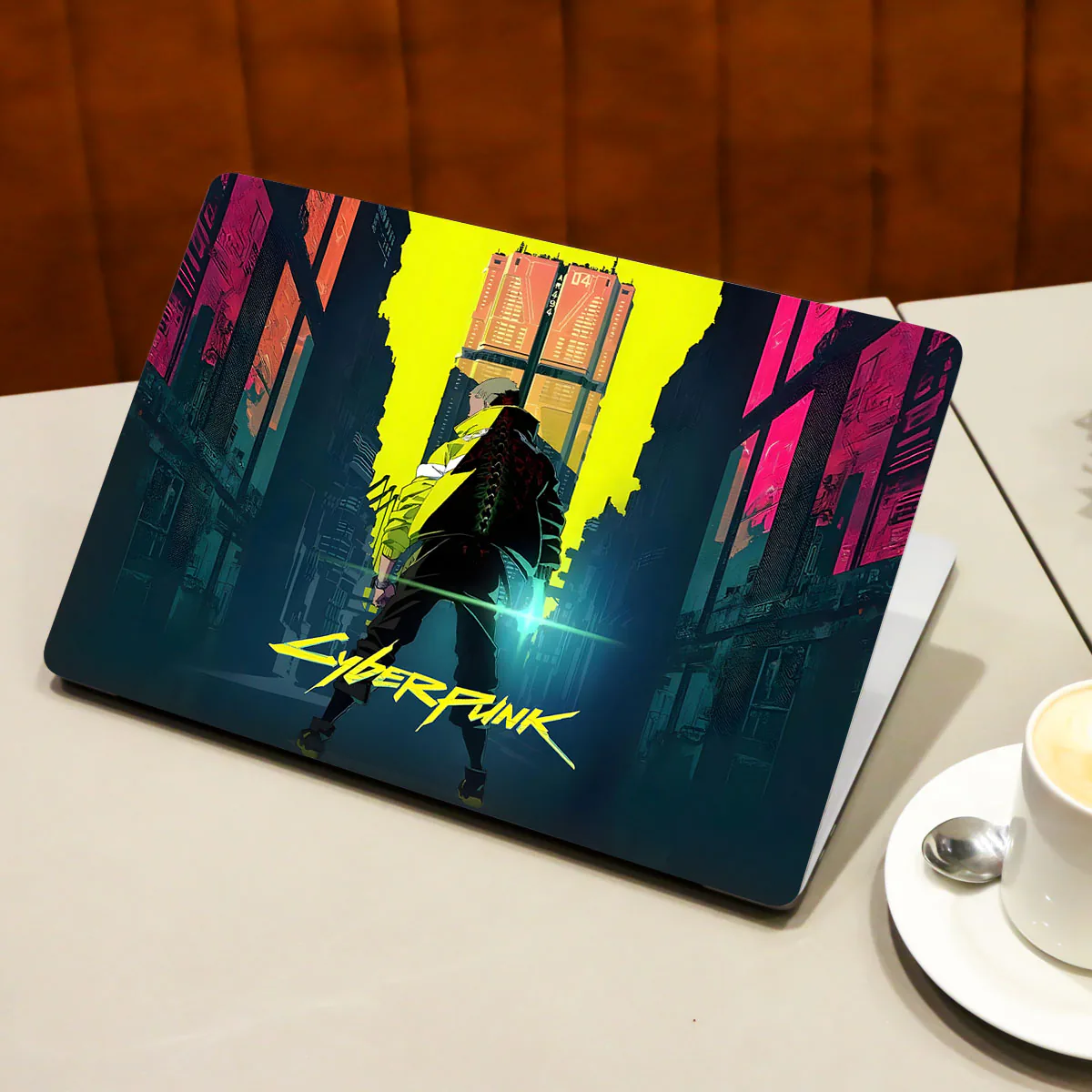 Cyberpunk Back Alley Rebel laptop skin - view 3 of 4