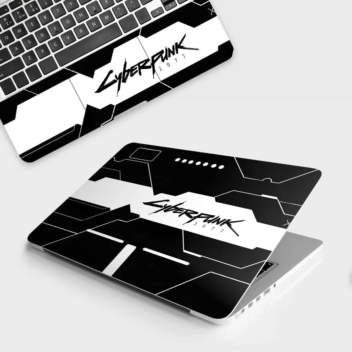 Cyberpunk Dark Mode laptop skin - Cyberpunk vinyl skin by Thuk Store
