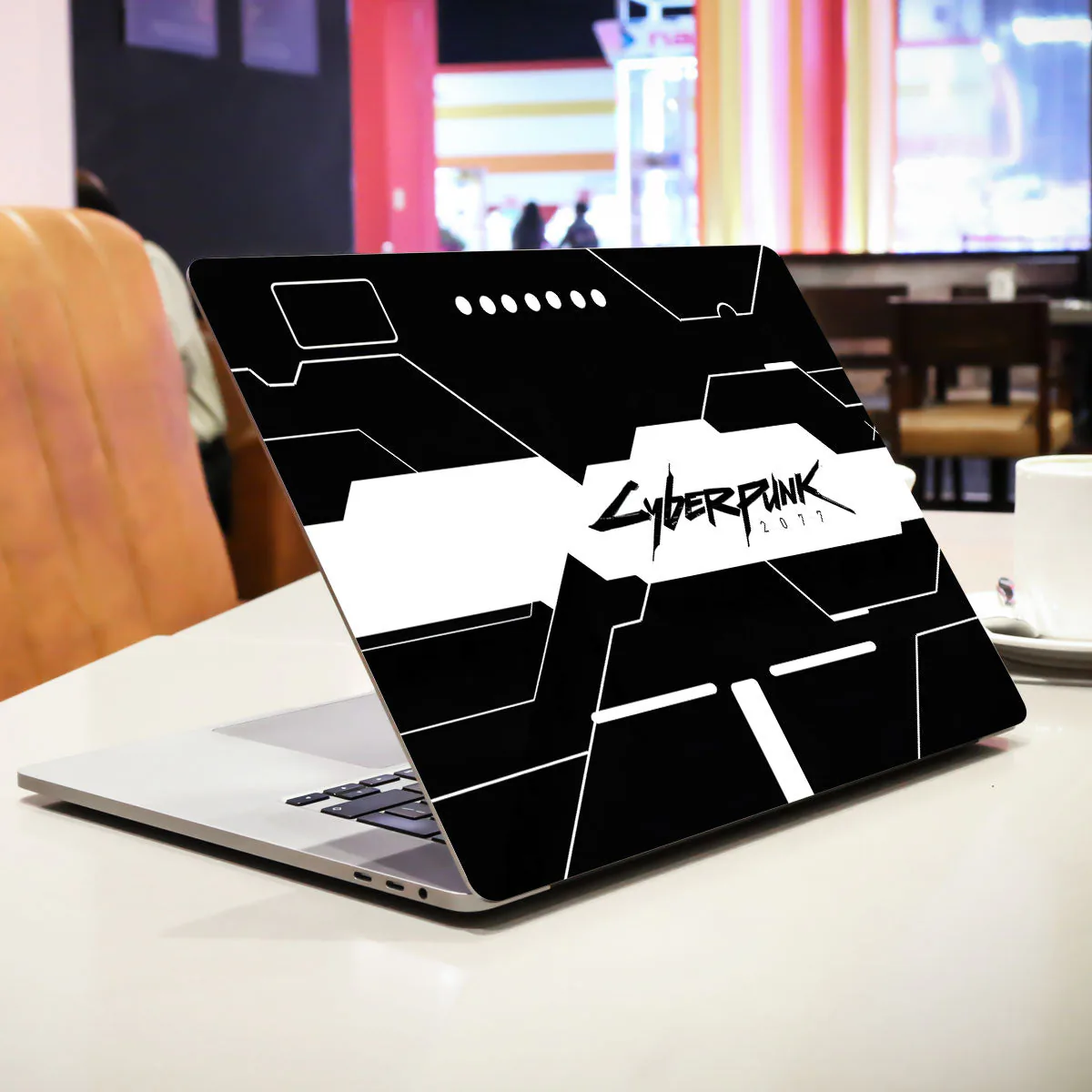 Cyberpunk Dark Mode laptop skin - view 2 of 4