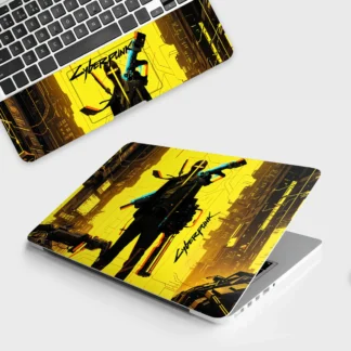 Cyberpunk Night City Operator laptop skin - Cyberpunk vinyl skin by Thuk Store