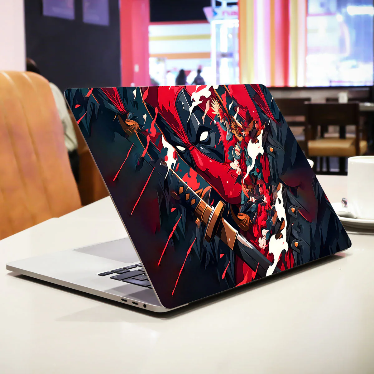 Deadpool Artful Chaos with Katana laptop skin - view 2 of 4