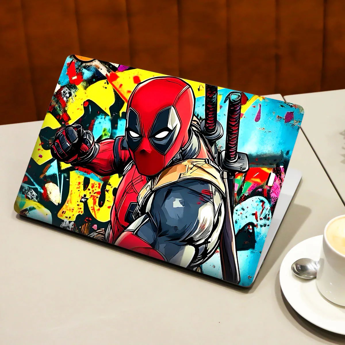 Deadpool Graffiti Style laptop skin - view 3 of 4