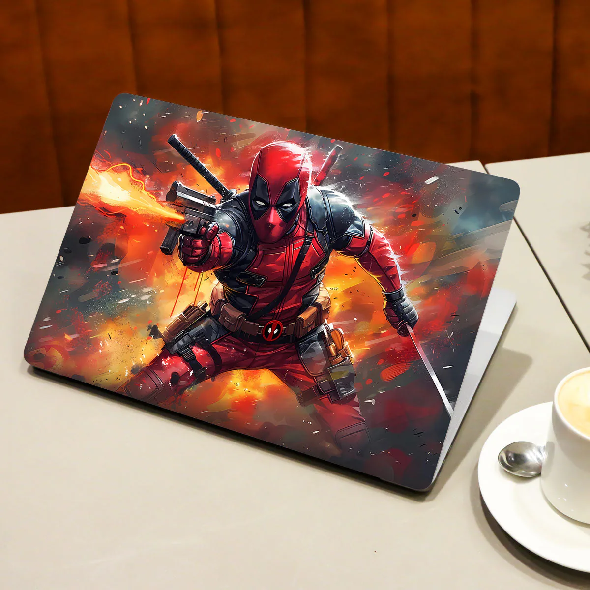 Deadpool in Action laptop skin - view 3 of 4