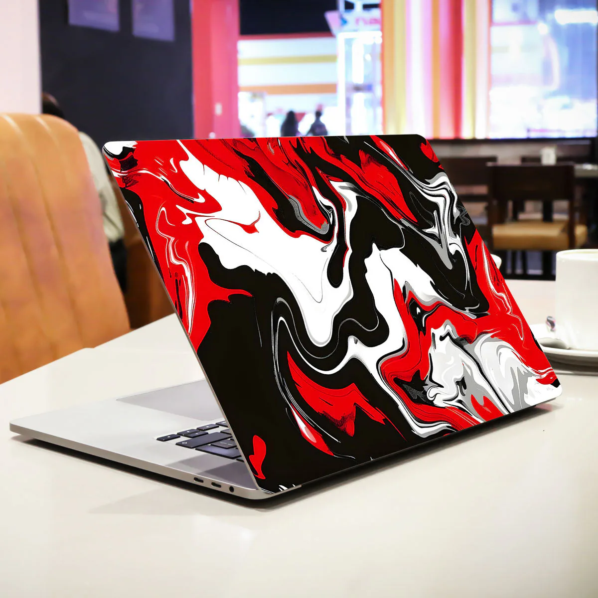 Dynamic Red Splash laptop skin - view 2 of 4
