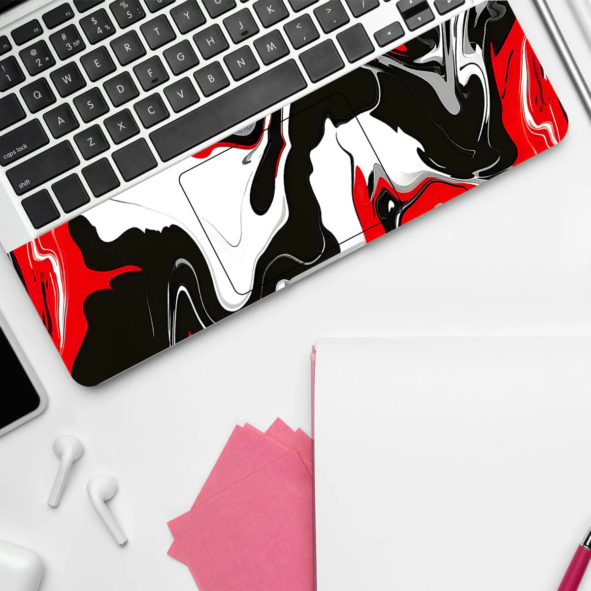 Dynamic Red Splash laptop skin - view 4 of 4