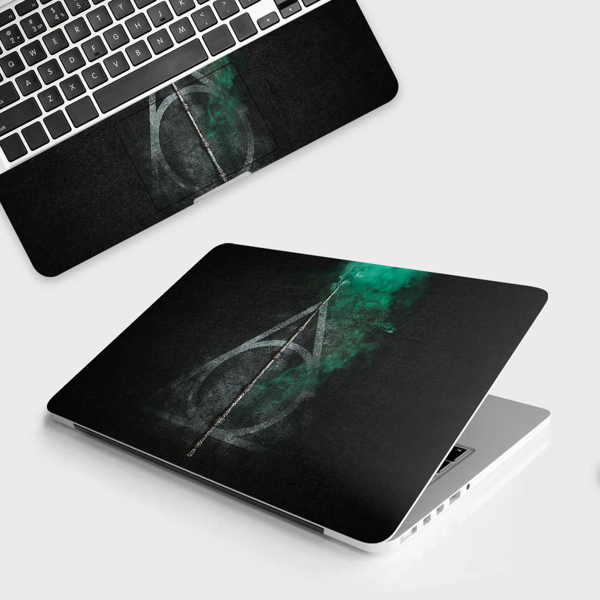 Elder Wand Deathly Hallows Symbol laptop skin - Movies vinyl skin by Thuk Store