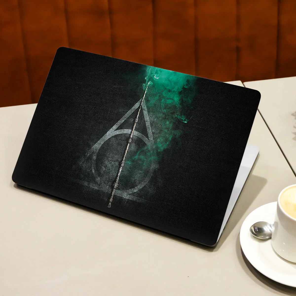 Elder Wand Deathly Hallows Symbol laptop skin - view 3 of 4