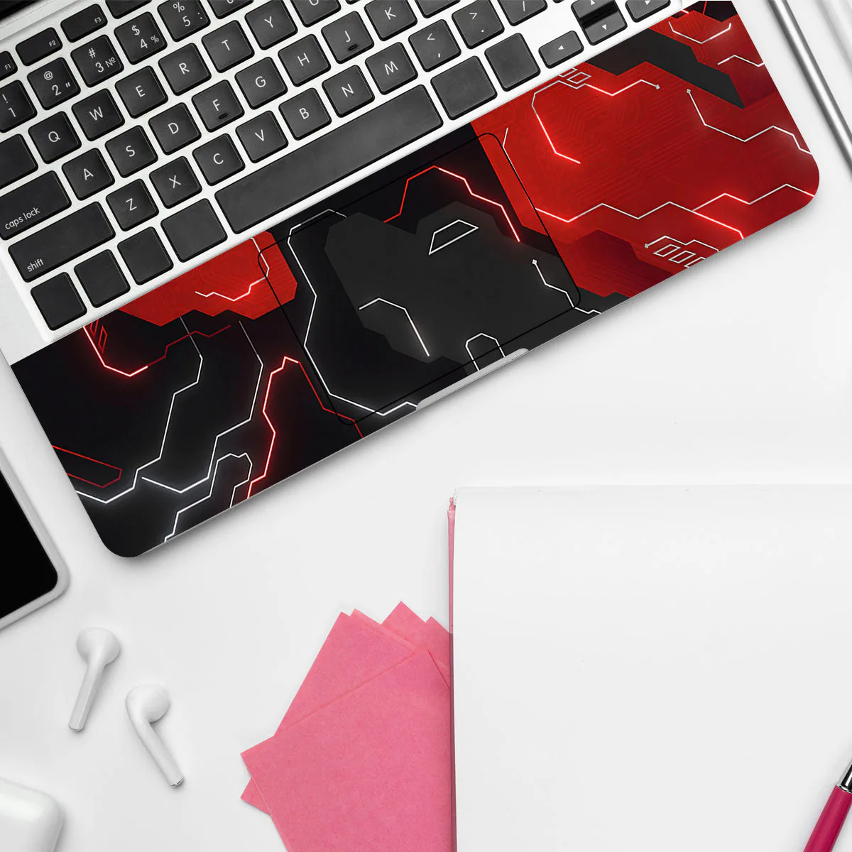Electric Grid in Red laptop skin - view 4 of 4