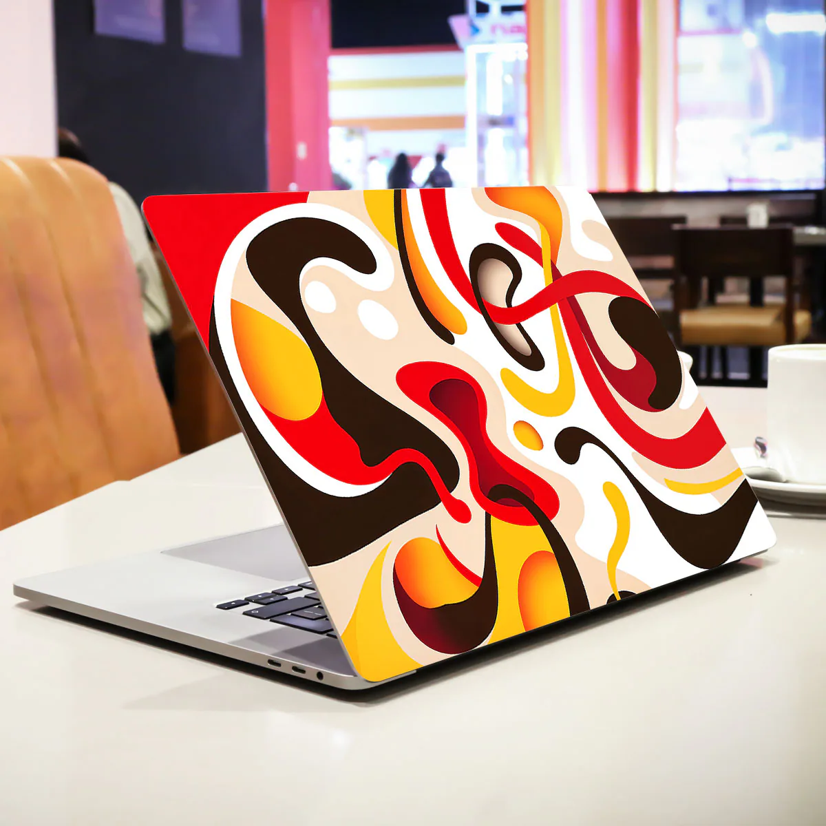 Ember Curves laptop skin - view 2 of 4