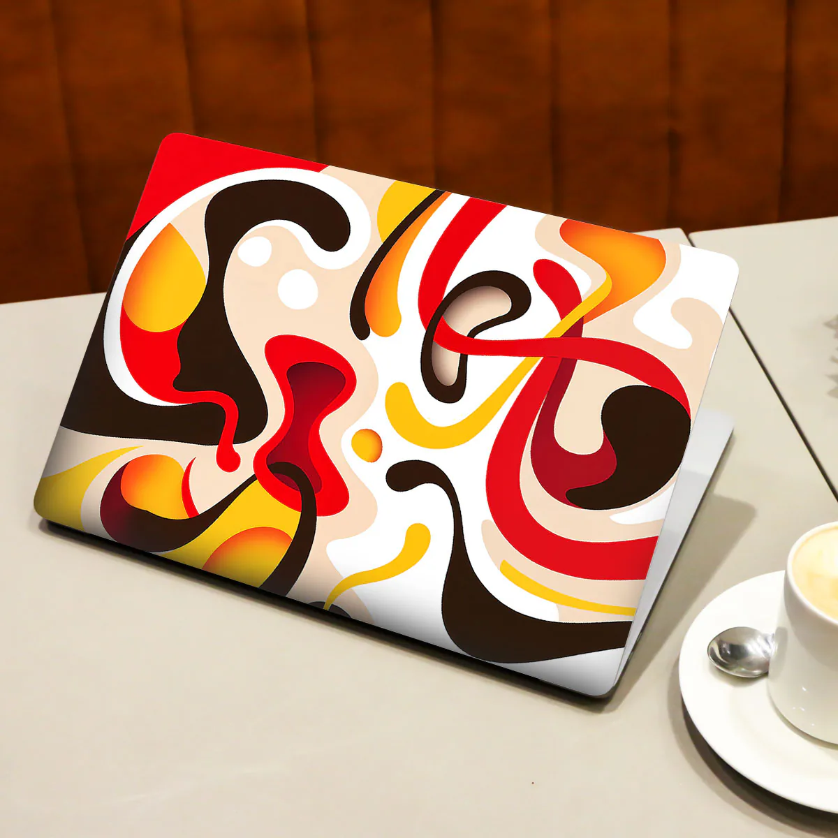 Ember Curves laptop skin - view 3 of 4