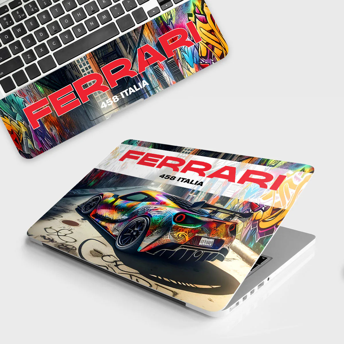 Ferrari 458 Italia laptop skin - Cars & Bikes vinyl skin by Thuk Store