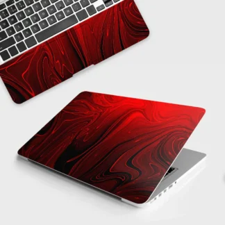 Fiery Waves laptop skin - Abstract vinyl skin by Thuk Store