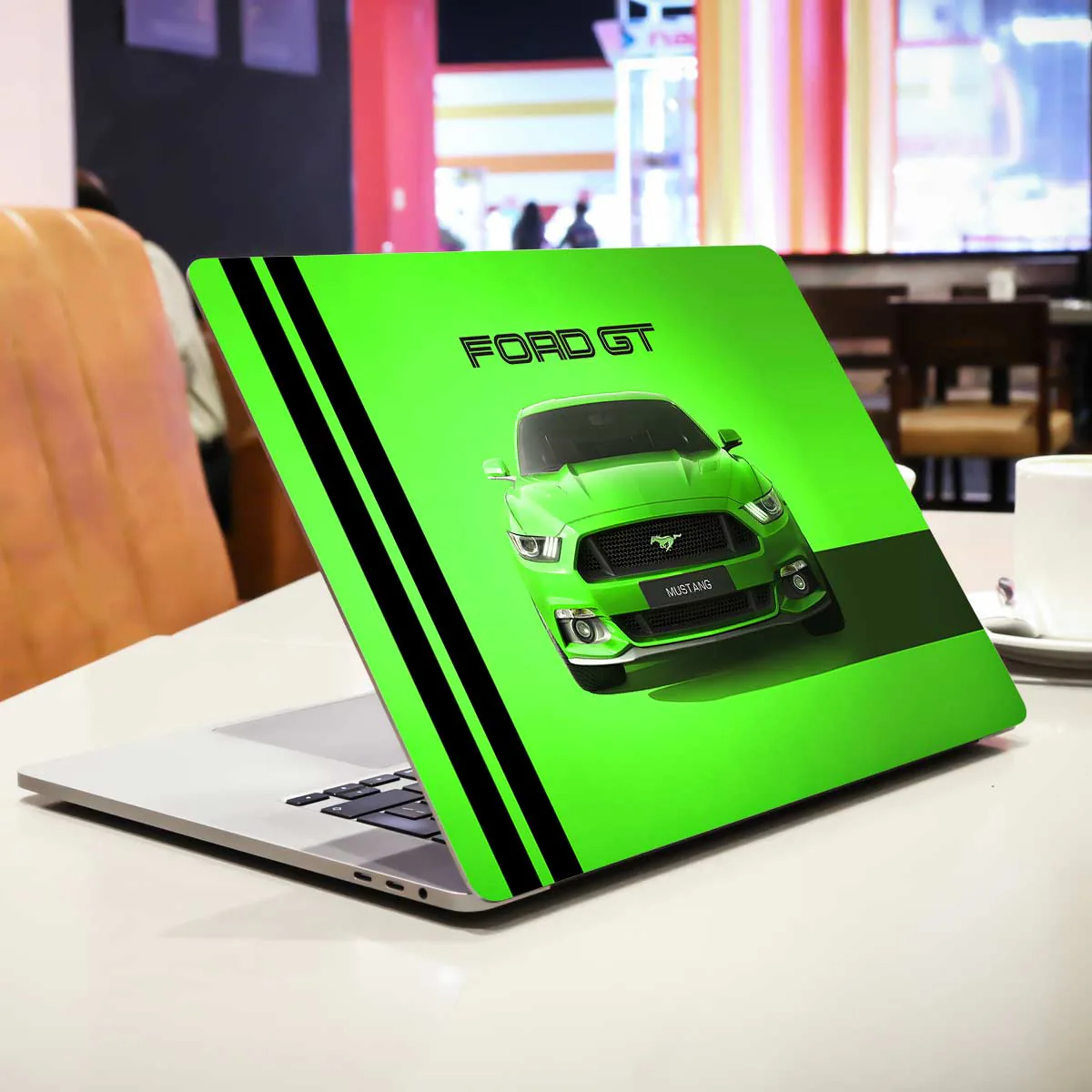 Ford GT Mustang in Green laptop skin - view 2 of 4