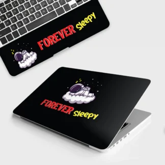 Forever Sleepy laptop skin - Quotes vinyl skin by Thuk Store