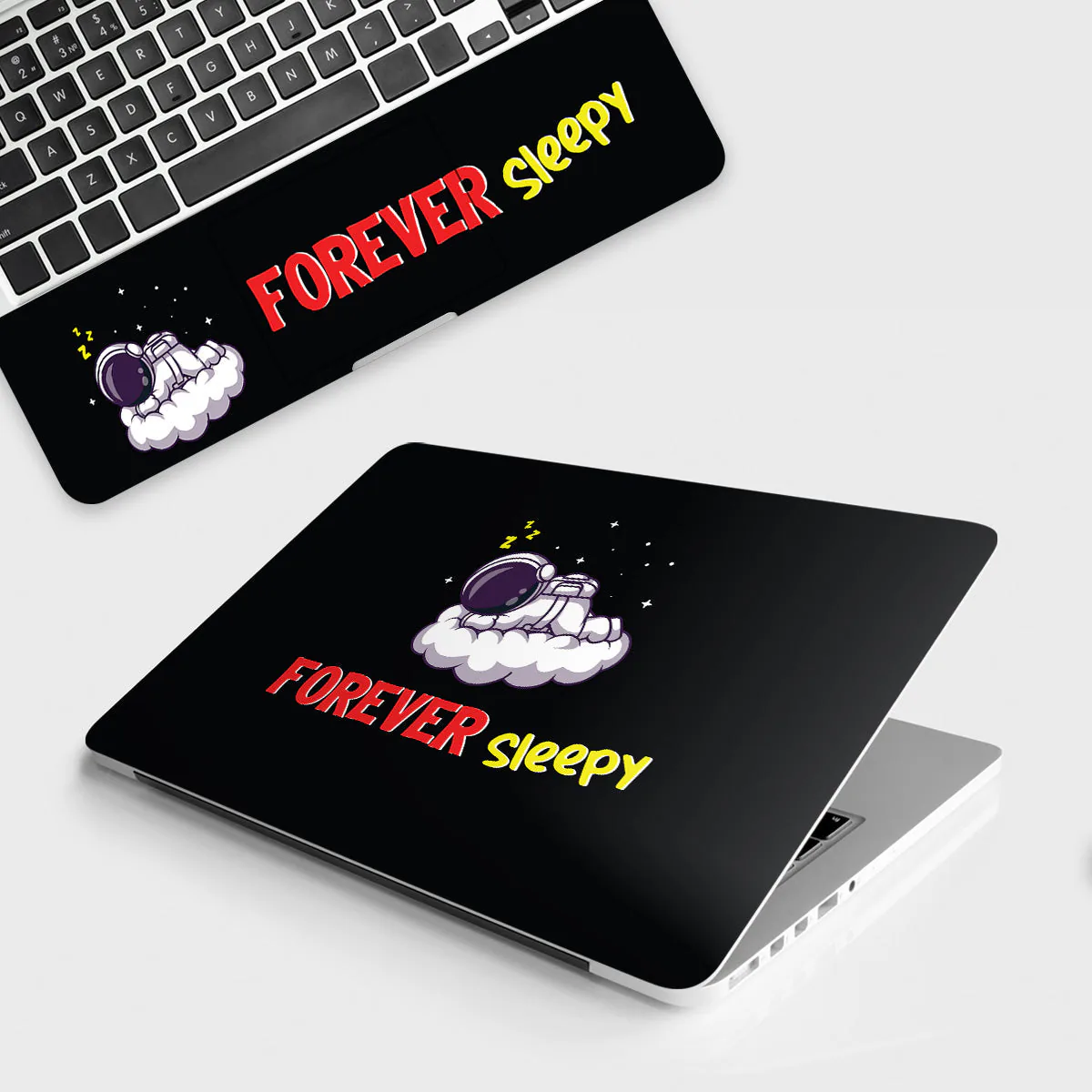 Forever Sleepy laptop skin - Quotes vinyl skin by Thuk Store