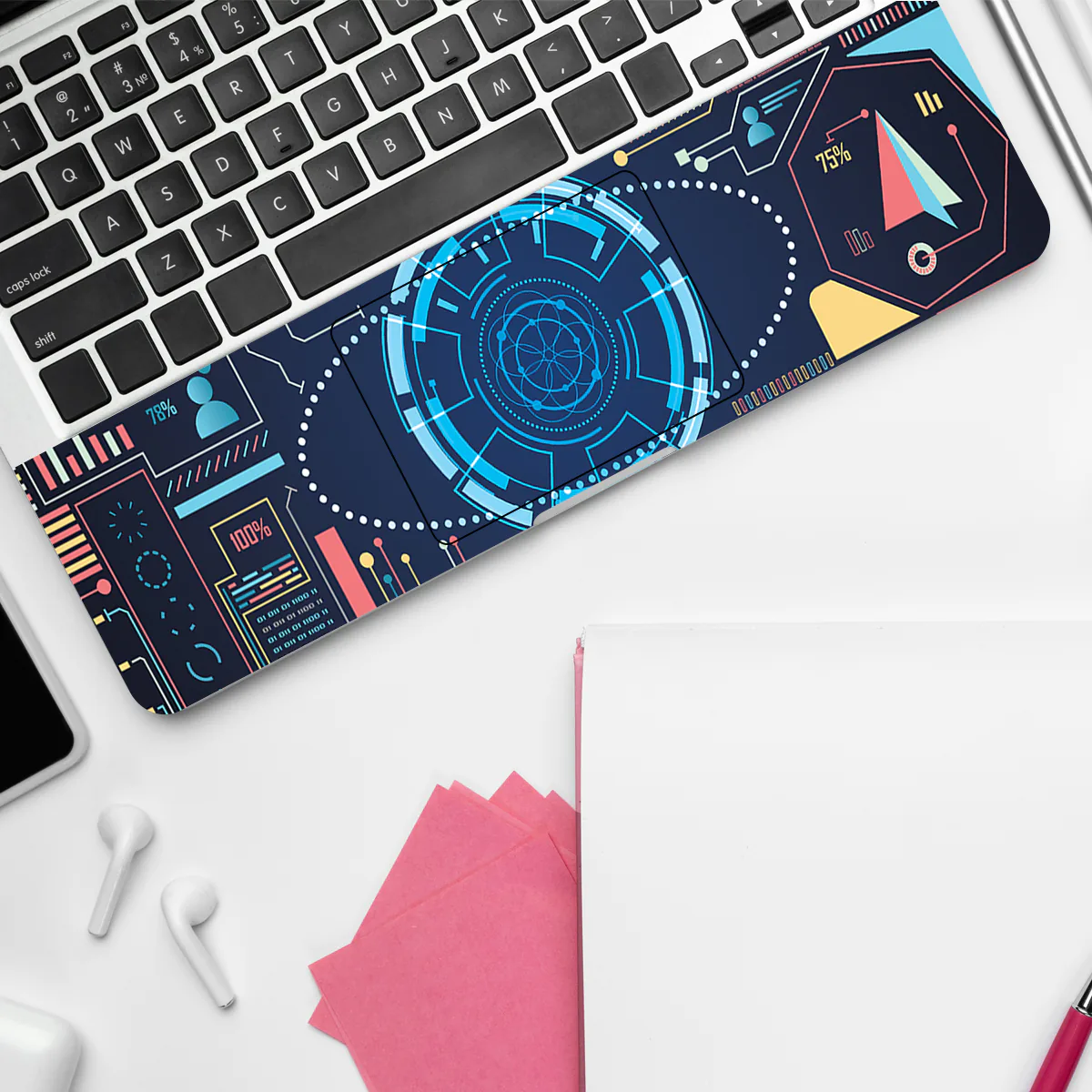 Futuristic Hud Interface laptop skin - view 4 of 4