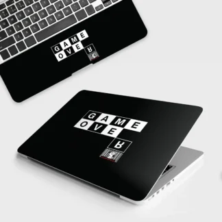 Game Over laptop skin - Gaming vinyl skin by Thuk Store