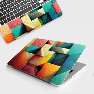 Geometric Pattern laptop skin - Abstract vinyl skin by Thuk Store