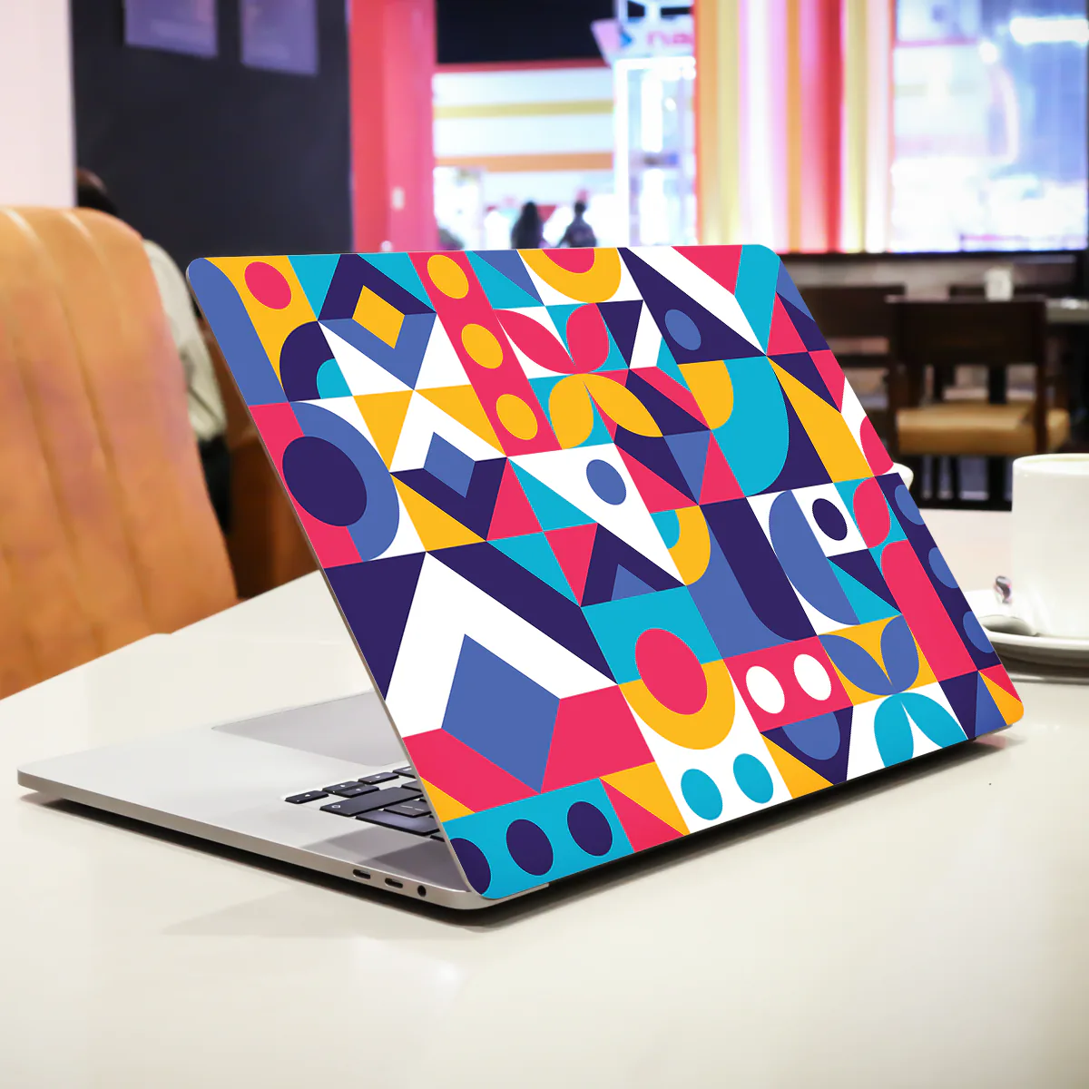 Geometric Shapes laptop skin - view 3 of 4